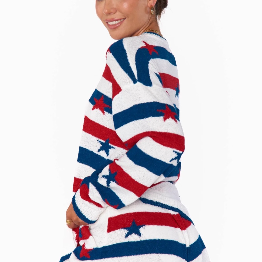 NWT Show Me Your MuMu Striped Star Lounge Shorts - Picture 2 of 4